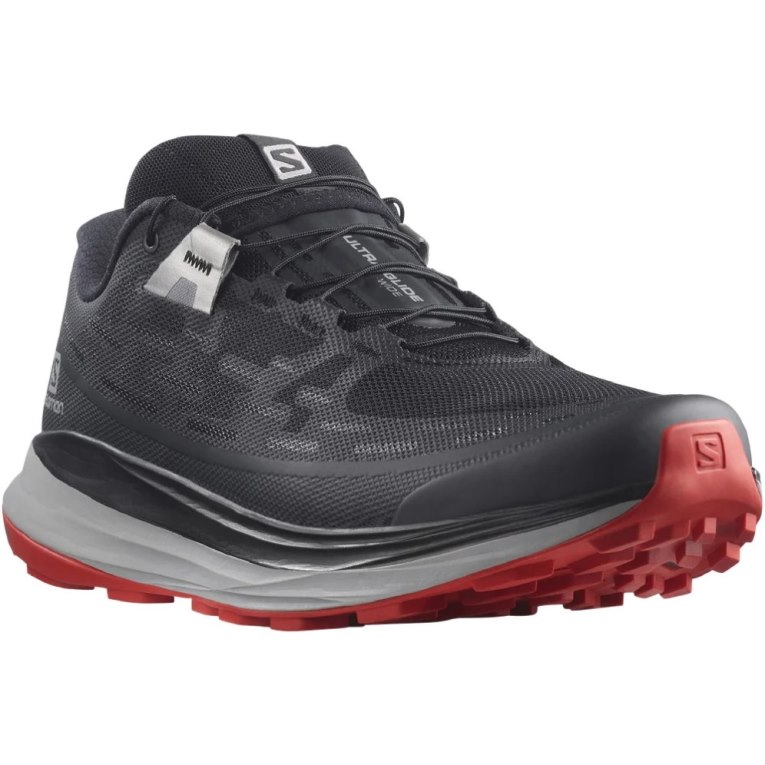 Black Salomon Ultra Glide Wide Men's Trail Running Shoes | PH 42618E